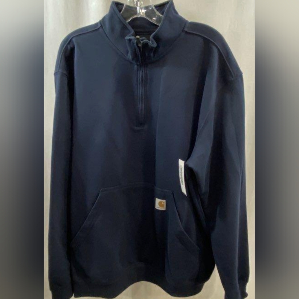 Carhartt Midweight Quarter-Zip Mock-Neck Sweatshirt Size L NWOT MSRP $59.99 - Picture 2 of 5